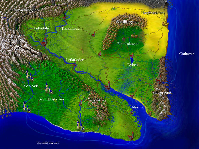 Kort over Lethian